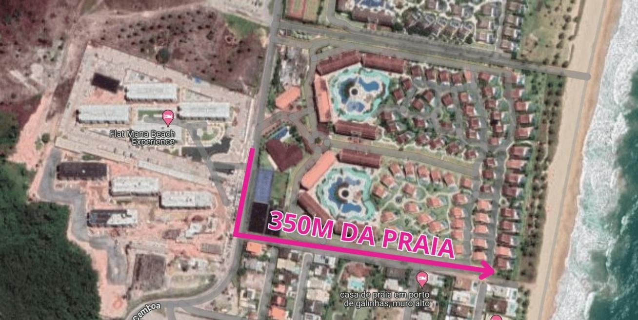 Studio Deluxe Terreo Porto De Galinhas Mana Beach 350M Do Mar Esterno foto